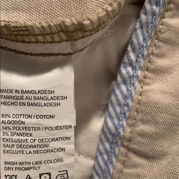 IZOD Bermuda Golf Shorts Newport Oxford 42 Waist NWT - Picture 10 of 11